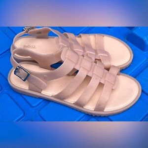 Jelly sandals women’s size 10 vegan eco friendly , zero carbon manufactured